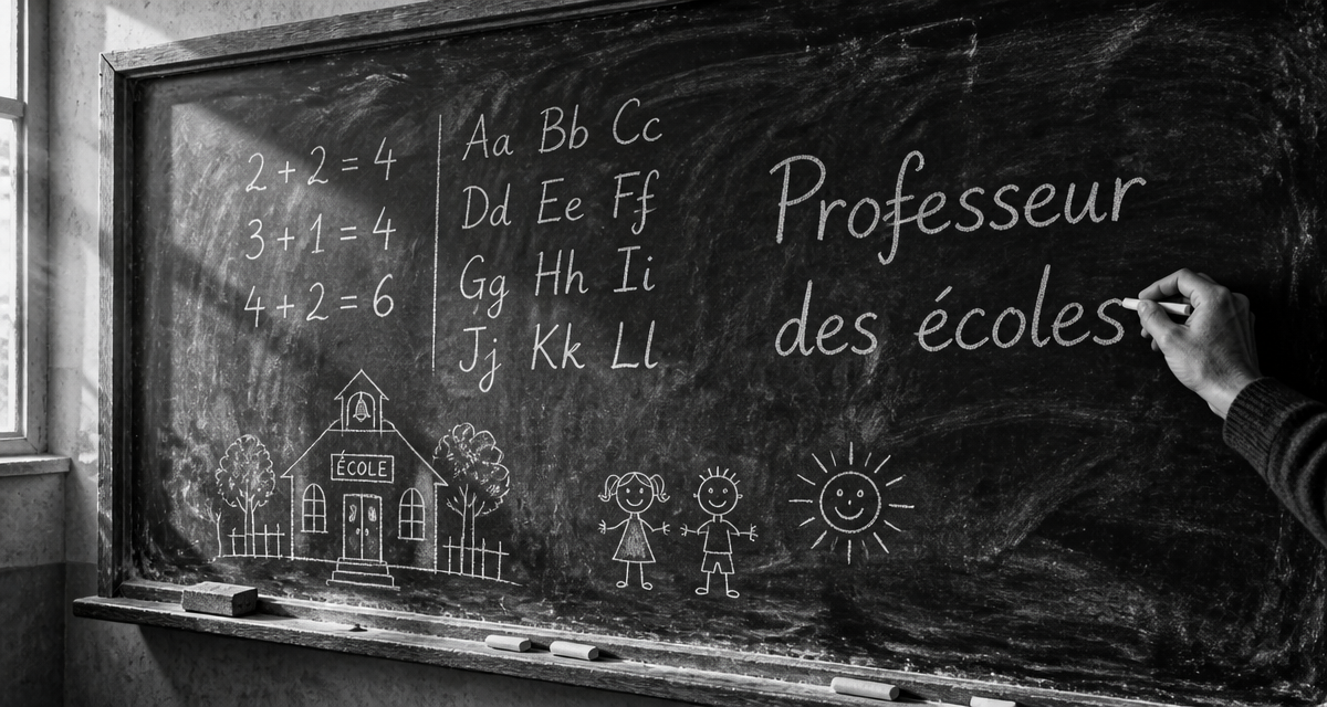 devenir professeur des écoles écriture tableau