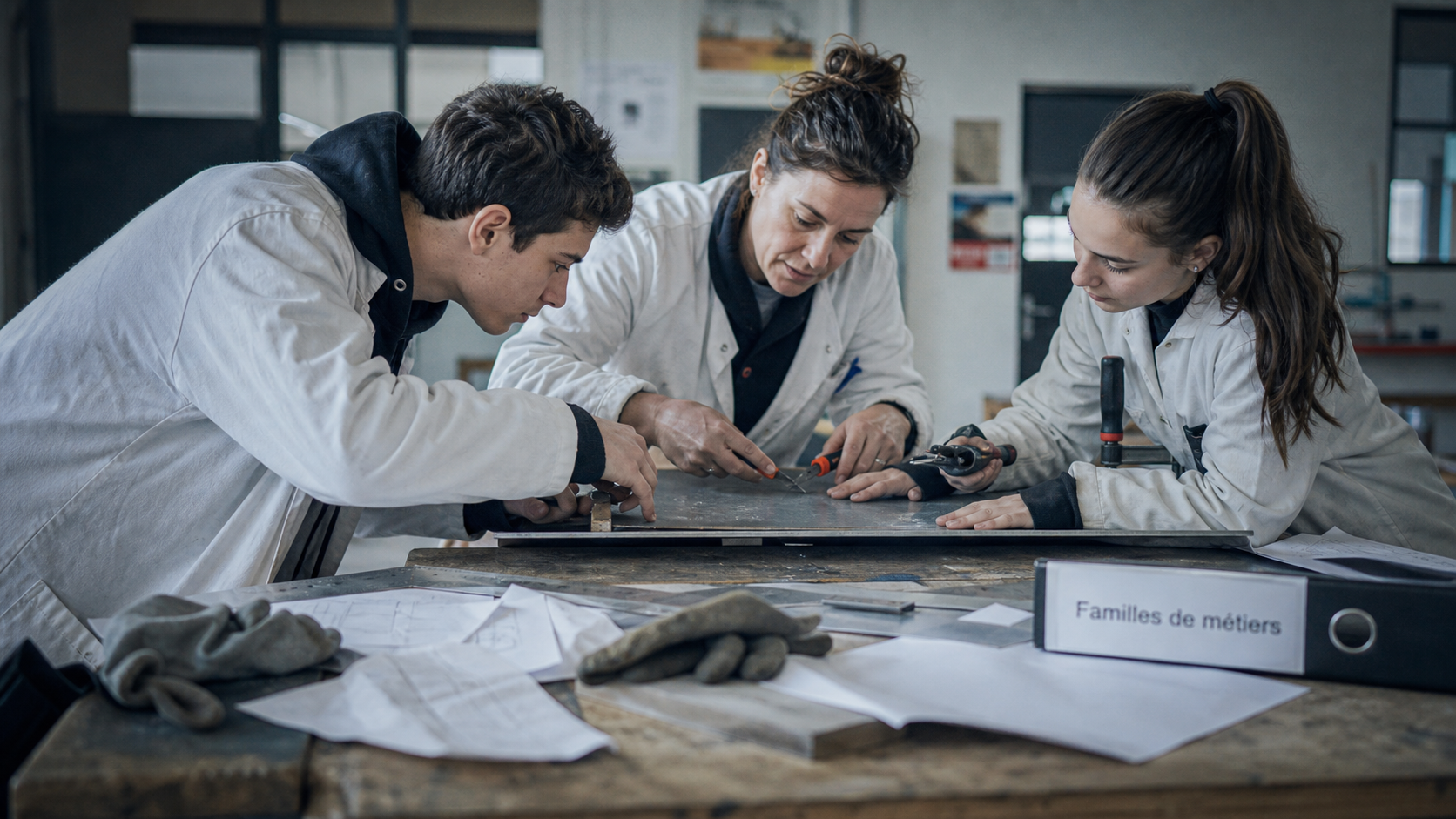 Seconde Pro Seconde professionnelle : 14 familles de métiers pour une orientation ...