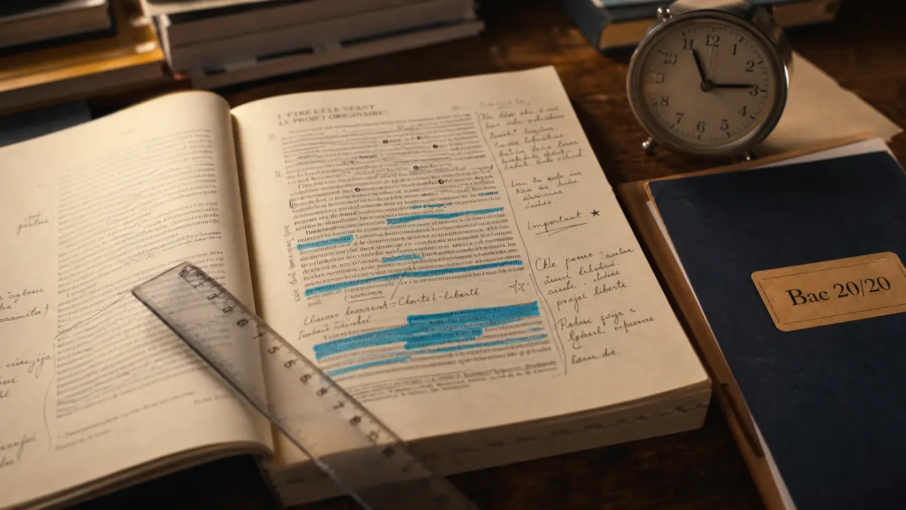 20 20 bac : copie de philo, note parfaite