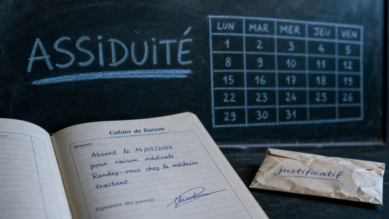 Motif absence école primaire : justificatif écrit