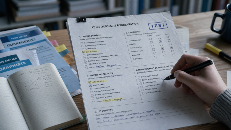 Test d’orientation professionnelle : 30 questions pour trouver une piste