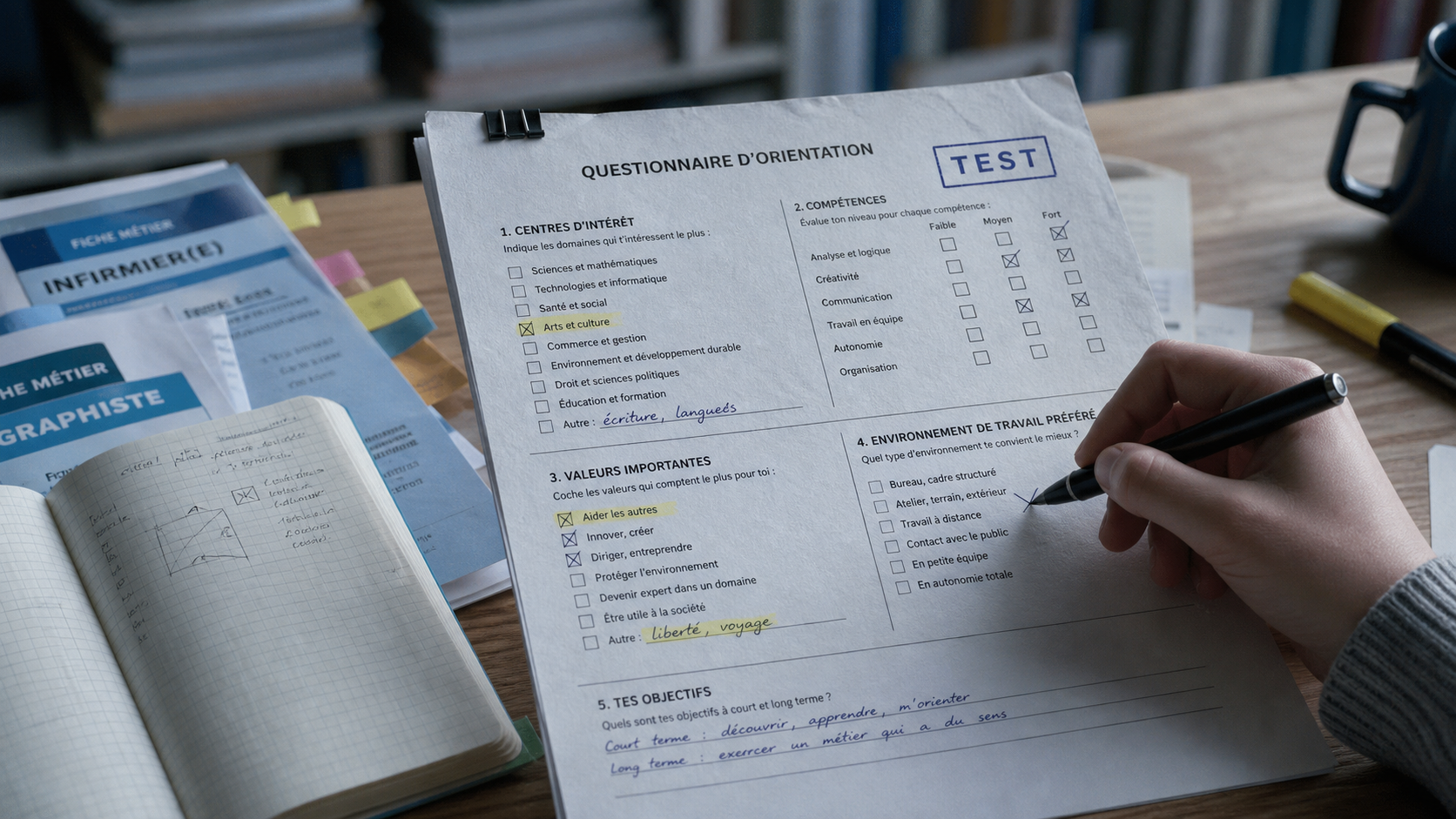 Test d’orientation professionnelle : 30 questions pour trouver une piste