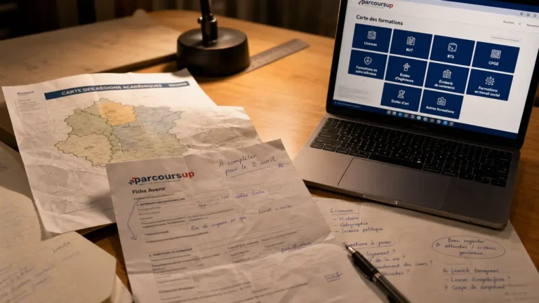 Parcoursup carte des formations : accès officiel et sélectivité