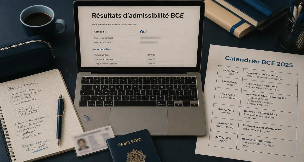 Résultat admissibilité bce 2025 : où consulter et préparer les oraux