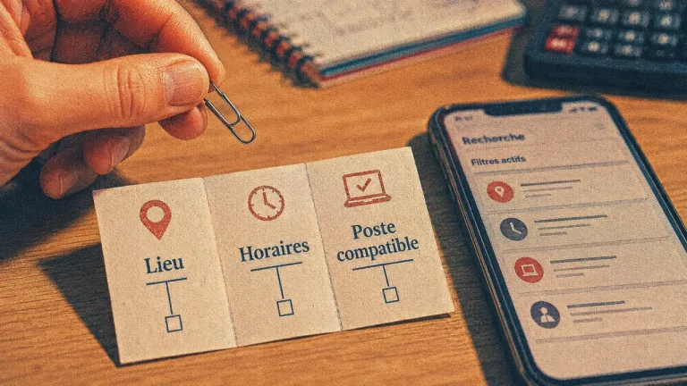 Job étudiant : filtres horaires, ville et CV pour éviter les mauvaises offres