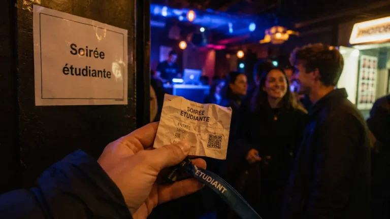 Soiree etudiante : bracelet et ticket d’accès en club étudiant
